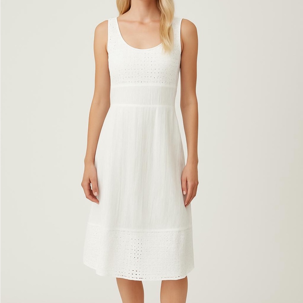 Madewell White Midi Dress